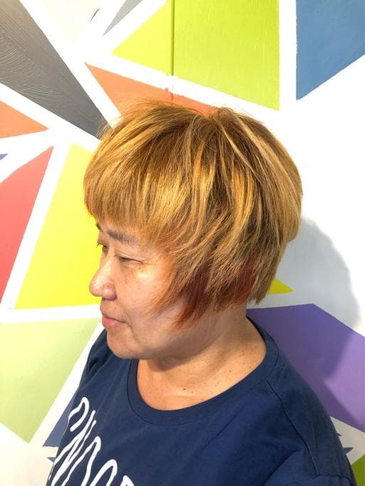 女生短髮、漂色、女生染髮
