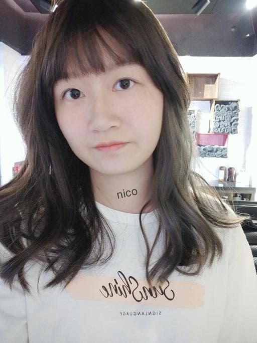浪漫大卷、女生長髮、短瀏海