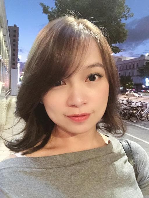 女生中長髮、女生染燙、韓系捲度