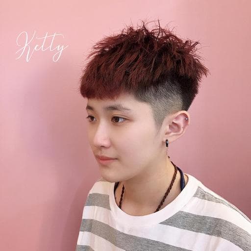 燙卷、男生短髮、男生Undercut