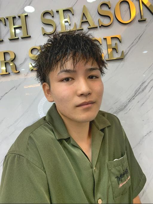 男生短髮、男生燙髮、冷燙