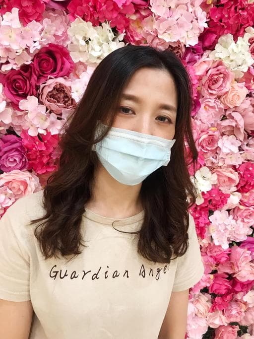 長瀏海、女生長髮、溫塑燙