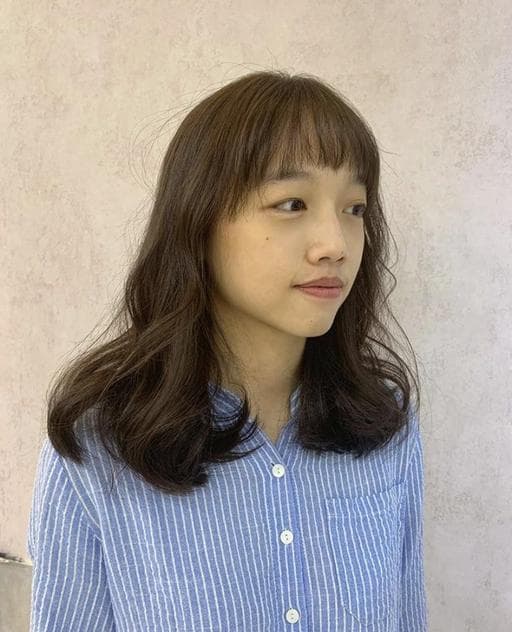 女生長髮、女生染髮、短瀏海