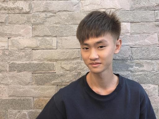 男生短髮、男生染髮、不用漂髮