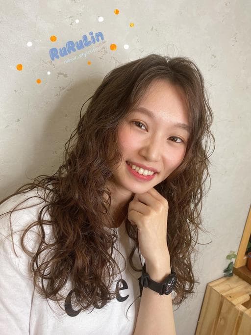 長瀏海、女生長髮、溫塑燙