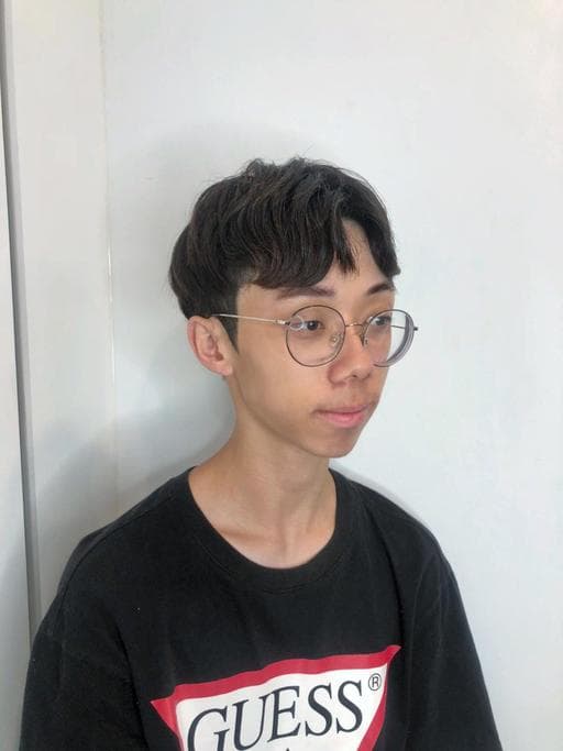 男生短髮、男生卷髮、韓系捲度