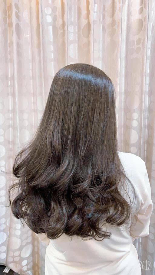 長瀏海、女生長髮、溫塑燙