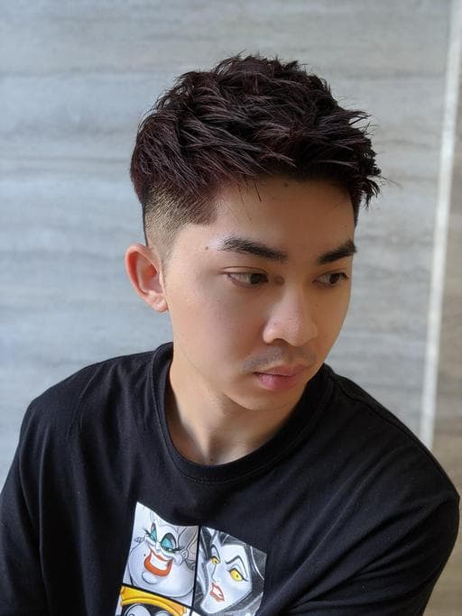 男生短髮、男生染髮、不用漂髮