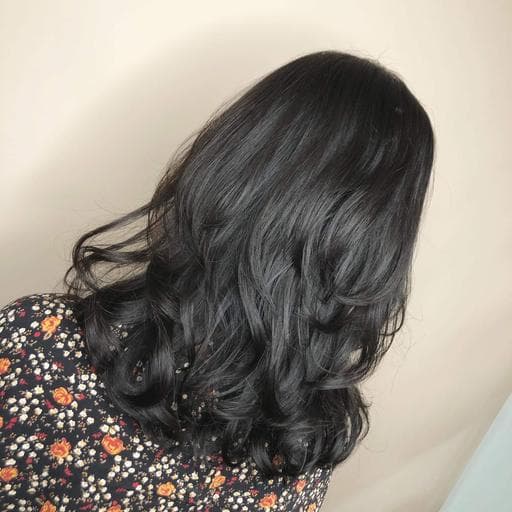中性頭皮、溫塑燙、女生中長髮