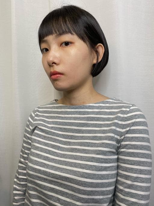 女生短髮、短瀏海、細軟髮