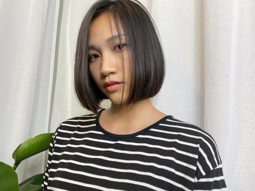 短髮女神系、長瀏海、日系
