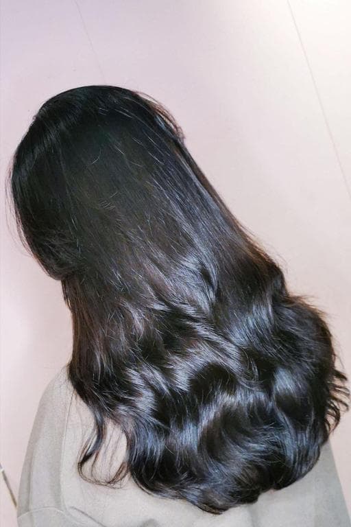 長瀏海、女生長髮、溫塑燙