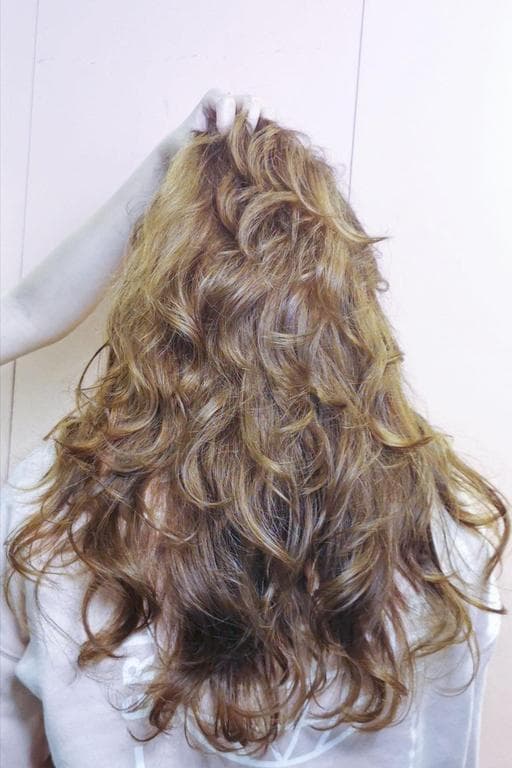 長瀏海、女生長髮、溫塑燙
