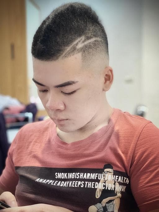 男生短髮、男士漸層推、男生Undercut