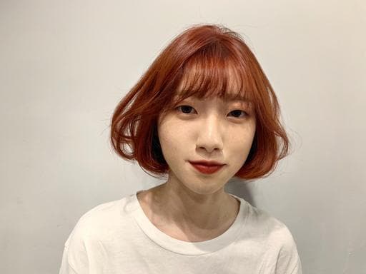 女生短髮、女生染髮、短瀏海