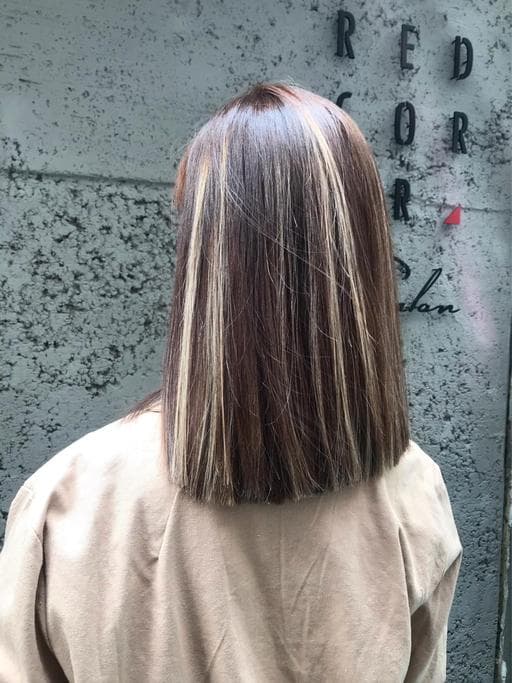 女生中長髮、漂色、女生染髮