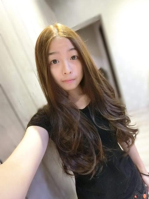 燙卷、長瀏海、女生染燙