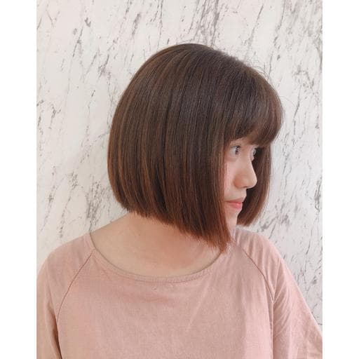 女生短髮、短瀏海、中性髮