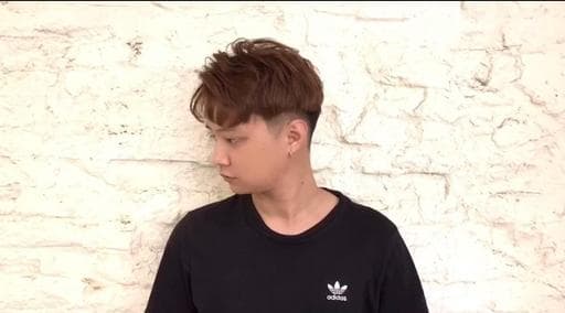 男生短髮、男生染髮、不用漂髮