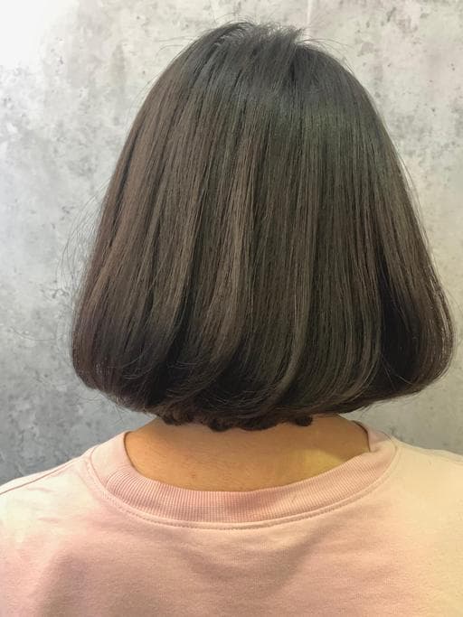 女生中長髮、C字燙、台北剪髮