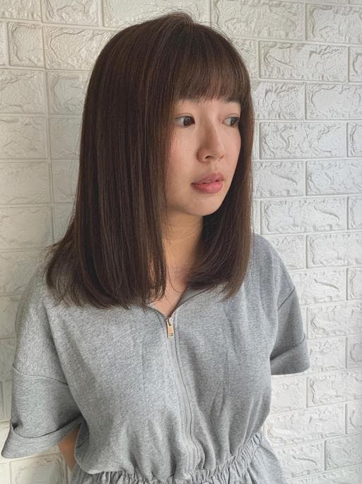 女生中長髮、女生染髮、台北剪髮