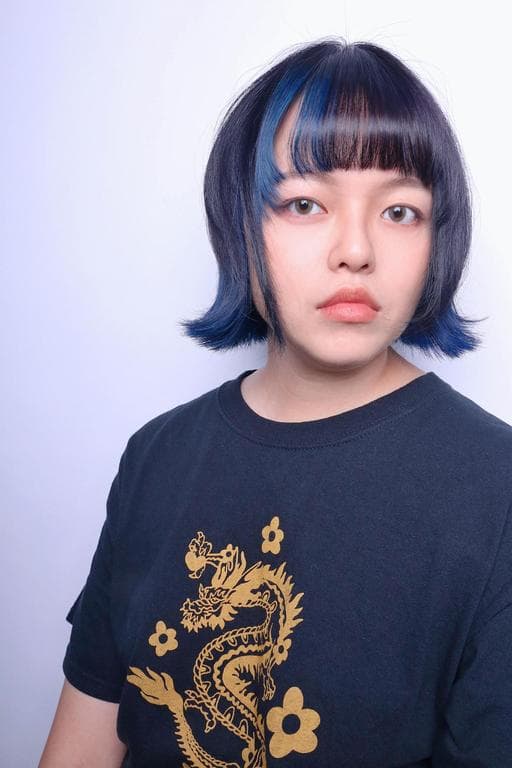 女生中長髮、漂色、女生染髮