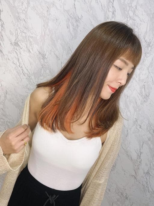 女生染髮、女生長髮、花蓮染髮
