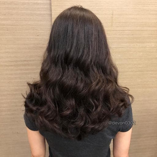 女生中長髮、不用漂髮、女生染髮