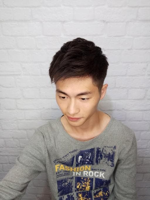 男生短髮、電棒造型、台北剪髮