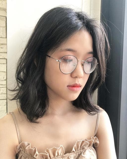 女生中長髮、溫塑燙、女生燙髮