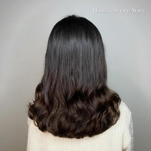 女生長髮、女生燙髮、溫塑燙