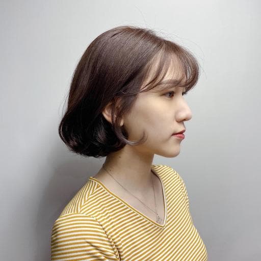 女生短髮、女生染髮、不用漂髮