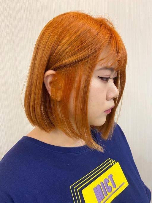 女生短髮、女生染髮、漂色