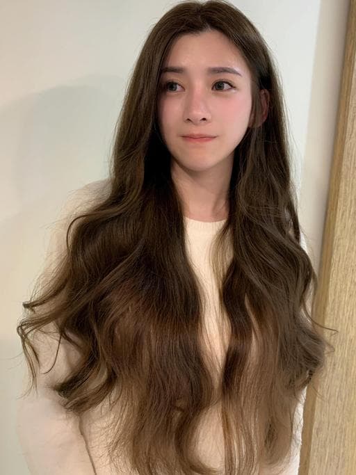 女生長髮、女生染髮、不用漂髮