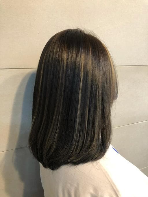 女生中長髮、女生染髮、漂色