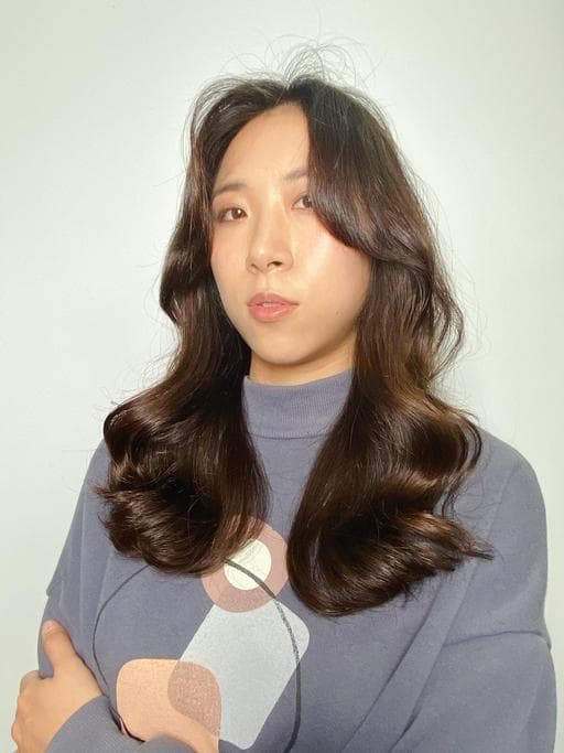 女生長髮、女生染髮、不用漂髮