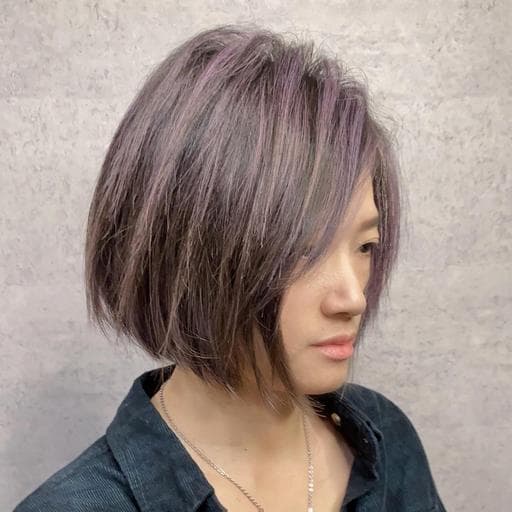 女生中長髮、女生染髮、漂色