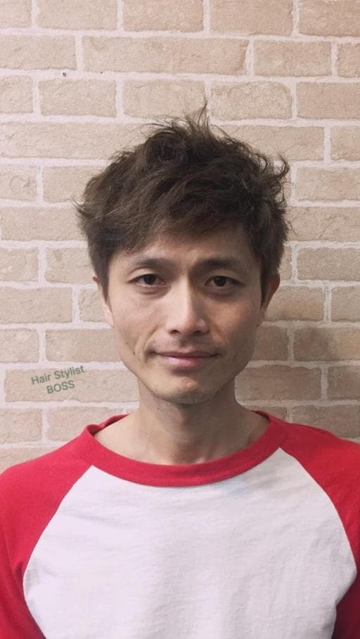 男生短髮、男生染髮、漂色