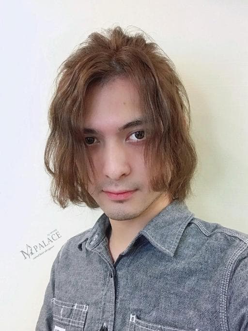 男生中長髮、男生染髮、不用漂髮