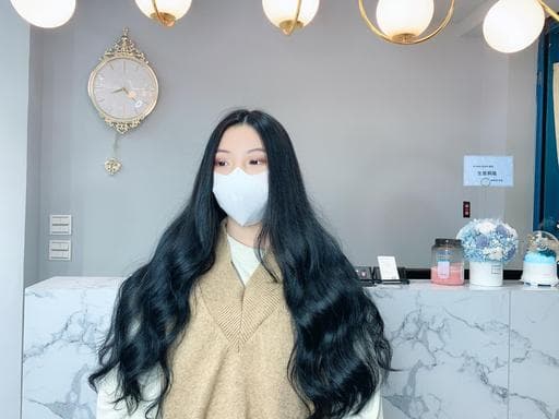 女生長髮、女生染髮、不用漂髮