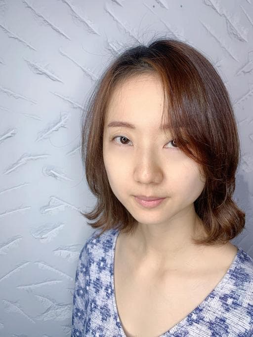 女生中長髮、女生染髮、漂色
