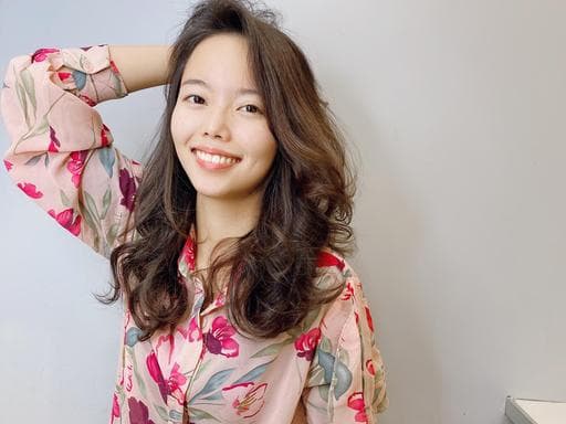 長瀏海、女生長髮、溫塑燙