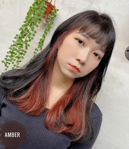 女生中長髮、女生染髮、漂色