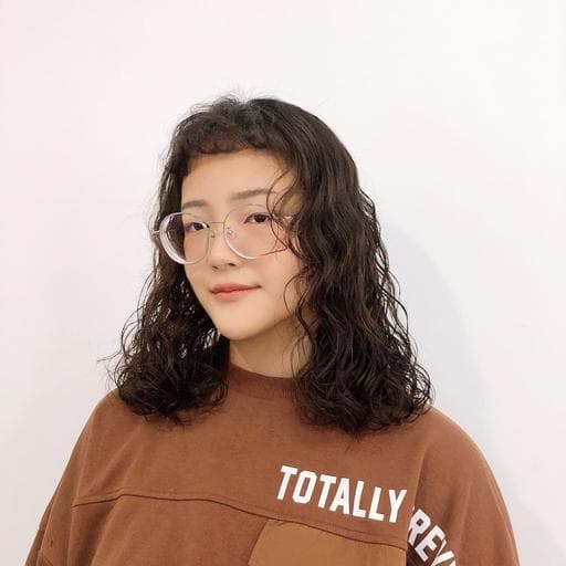 女生長髮、水波紋卷、嬉皮卷