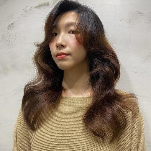 女生長髮、女生燙髮、溫塑燙