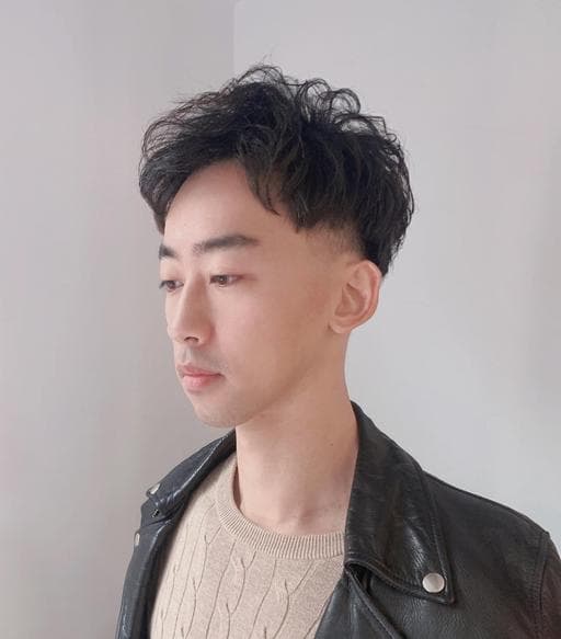 男生短髮、男生燙髮、冷燙