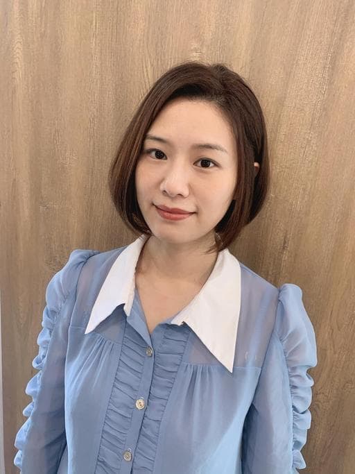 女生短髮、女生染髮、不用漂髮