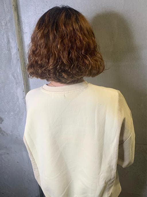 女生中長髮、溫塑燙、女生燙髮