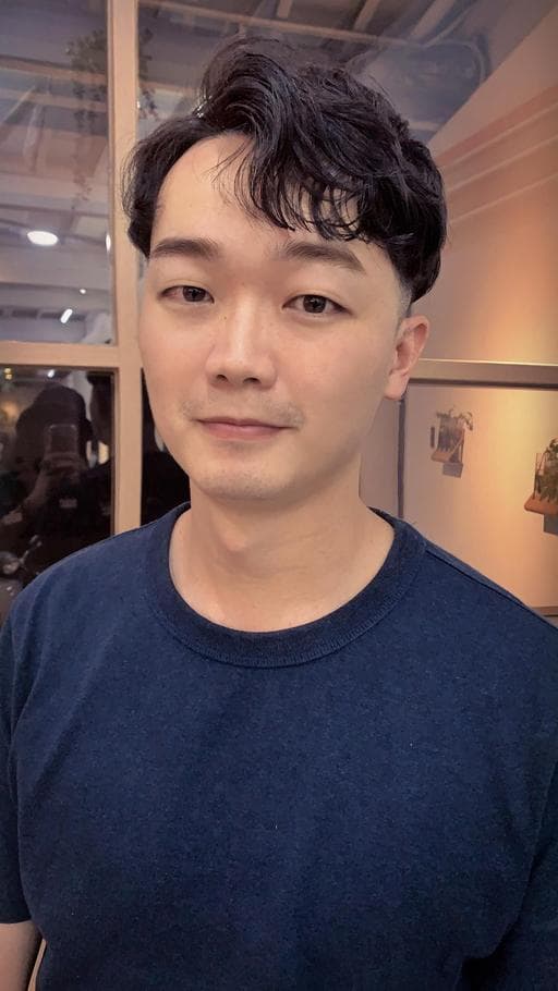 男生短髮、男生燙髮、冷燙