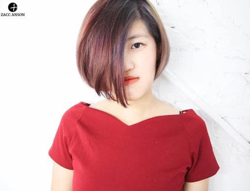 女生短髮、女生染髮、漂色